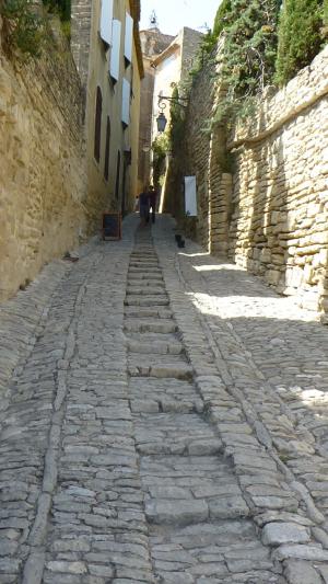 条铺砌的街道, 普罗旺斯, 南, 街道, 鹅卵石, 建筑, 欧洲