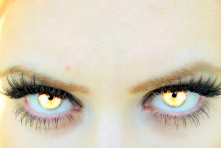 眼睛, 黄色, 吸血鬼, 基因, 妇女, 人类的眼睛, 睫毛