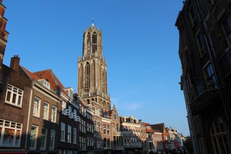 dom 塔, 支, 荷兰, 建筑, 教堂的塔楼