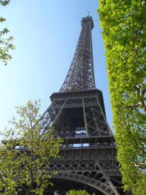 巴黎, 埃菲尔铁塔, 塔, 法国, 春天