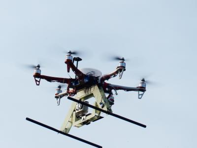 hexacopter, 直升机, 模型, 相机, 飞, 天空, quadricopter