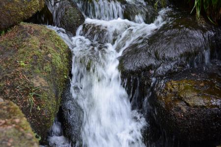 瀑布, 岩石, 水, 自然, 河, 景观, 流
