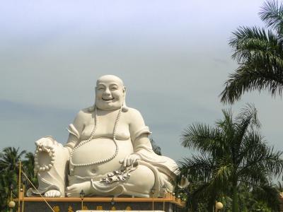 佛, 越南, 寺, 雕像, 亚洲