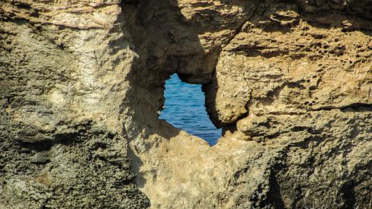 塞浦路斯, protaras, 岩层, 海岸, 岩质海岸, 海, 岛屿