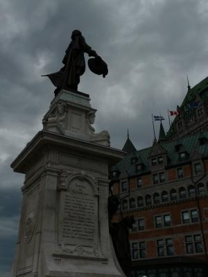 尚普兰, 魁北克市, 1608, 历史, 尚普兰, 雕像, 老魁北克