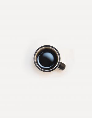 饮料, 黑咖啡, 咖啡因, 杯, 饮料, 顶视图