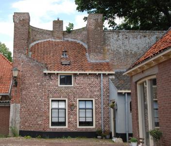 房子, 墙上, 城墙, elburg, 建筑, 历史, 荷兰