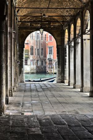 威尼斯, 岗, 拱廊, 水, 从历史上看, 立面, 支柱