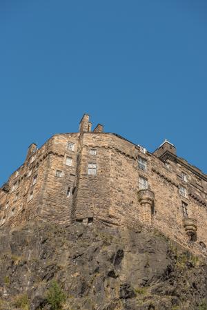 爱丁堡城堡, 建设, 欧洲, 感兴趣的地方, 老, 历史, 堡垒