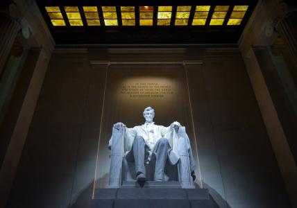 纪念碑, 美国, 美国, 华盛顿, 感兴趣的地方, 亚伯拉罕 · 林肯, 雕像