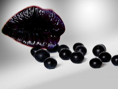水果, 蓝莓, 食品, 美味, 受益于, 水果, 嘴唇