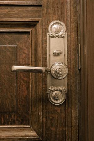 门, 门把手, 句柄, 入口, 锁, 木制, 木材