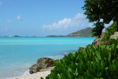 安提瓜, 加勒比海, 海滩, 海洋, 海, 夏季, 自然