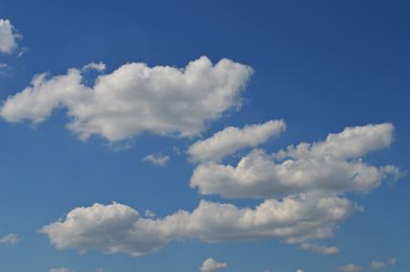 天空, 云彩, 蓝色, 云盖, 蓝蓝的天空, 自然, 云计算