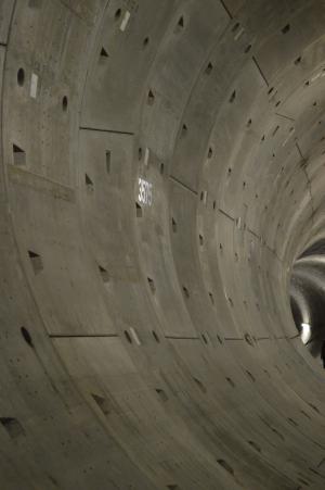 隧道, 混凝土, 深度, 深, 灰色, 黑暗, 混凝土板