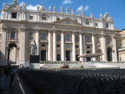 梵蒂冈, 圣彼得, 广场, 罗马, 大教堂, 建筑, 大教堂