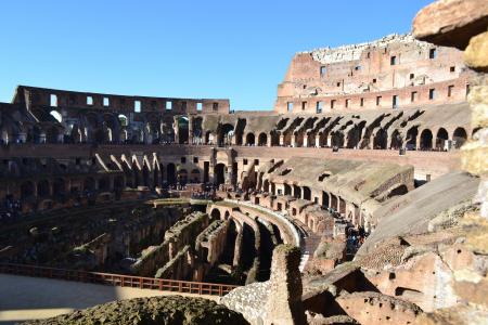 体育馆, 罗马, 意大利, 舞台上, 古董, 圆形剧场, 罗马