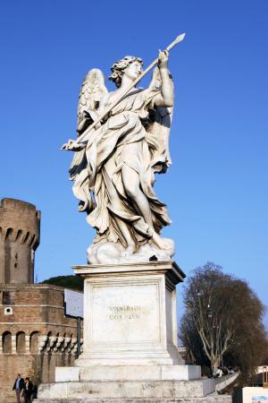 意大利, 罗马, 圣天使城堡, 雕像, 天使