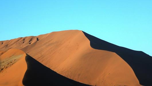 红色的沙丘, 纳米比亚, 沙漠, 转子砂, 沙丘, 沙子, 自然