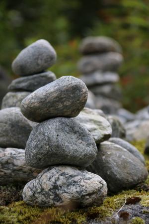 堆栈, 石头, 岩石, 平衡, 禅宗, 水疗中心, 自然