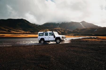 路虎, 冰岛, 四轮驱动, 卡车, 汽车, 车辆, 汽车