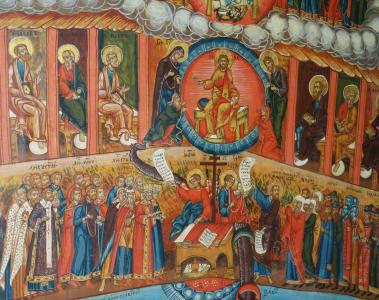 壁画, 图像, 俄罗斯, 图标, 东正教, 教会, 相信