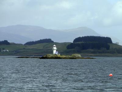灯塔, 孤独, 岛屿, 苏格兰, 高地和岛屿, 海, 假日