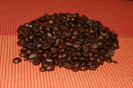 咖啡, 豆子, 咖啡豆, 烤, 黑色, 宏观, 黑暗