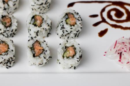 寿司, 日本食品, 日语, 结合, 食品, 东方, 美食