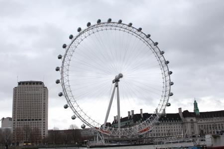 伦敦眼, 英格兰, 建筑, 英国, 旅游