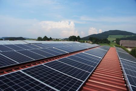 太阳能发电, 太阳能电池板, 光伏, 面板, 太阳, 天空, 技术