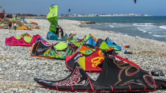 塞浦路斯, 基蒂格温沙布林, 放风筝, 网上冲浪, 体育, 海, 设备