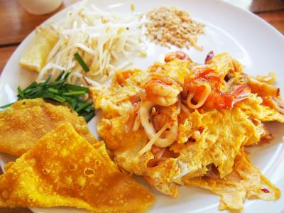 垫泰国, 泰国美食, 食品, 面条, 鸡蛋, 美味, padthai