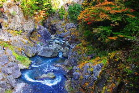 流, 峡谷, 日本, 自然, 水