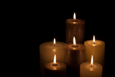 蜡烛, 圣诞节, 黑暗, 光, 热, 消防, 集团