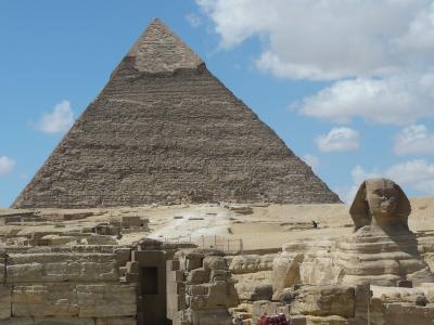 金字塔, 狮身人面像, 开罗, 埃及, 考古学, 寺, 古代