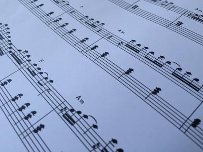 乐谱, notenblatt, 音乐, 谱号, 组成, 杠, 首乐曲