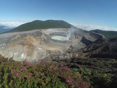 波阿斯火山火山, 火山, 哥斯达黎加, 旅行