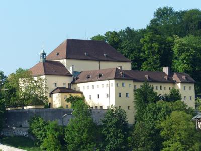卷尾修道院, 修道院, 萨尔茨堡, kapuzinerberg, 奥地利, 黄色, 大主教