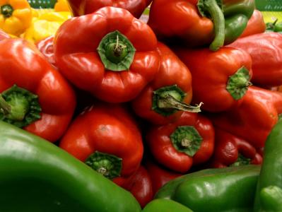 青椒, 红色, 蔬菜, 蔬菜, 食品, 新鲜, 辣椒-蔬菜