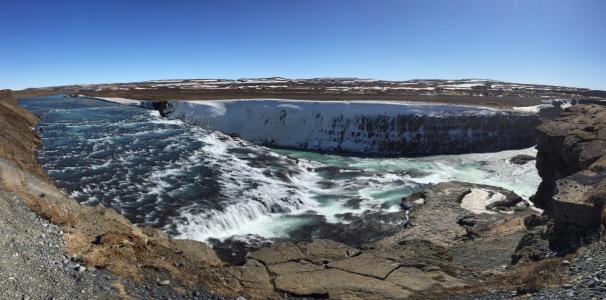 冰岛, 金黄圈子, 水落, 水, 自然, 著名, 旅游
