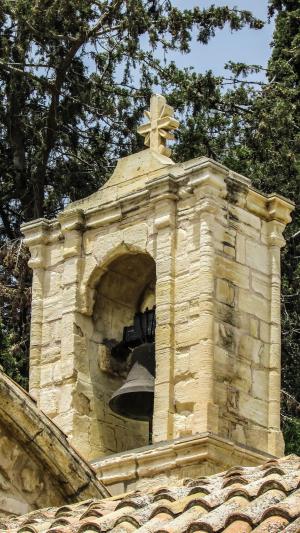 塞浦路斯, tersefanou, 教会, 老, 石头修造了, 建筑, 东正教