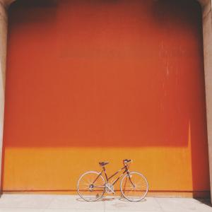 自行车, 墙上, 自行车, 周期, 城市, 风格, 街道