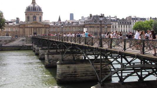 桥梁, 巴黎, 挂锁, 杜邦艺术, 爱