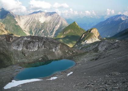 高山, bergsee, 山脉, 湖, 山风景, 自然, 景观
