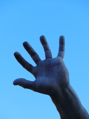 手, 手指, 大理石, 雕像, 访问, 手势