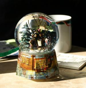 雪花玻璃球, 圣诞节, 雪, 假日, 12 月, 装饰