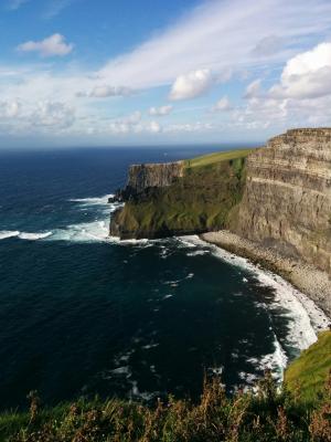 悬崖, 爱尔兰, 莫赫尔的悬崖, 海, 海岸线, 岩石-对象, 自然