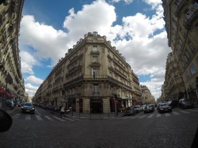 巴黎, 街道, 白色的云