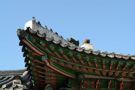 屋面瓦, 大韩民国, 传统, 紫禁城, 房屋, 建设, 朝鲜语